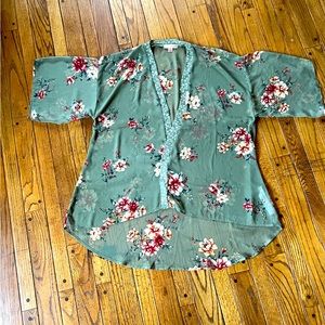 Sage green kimono